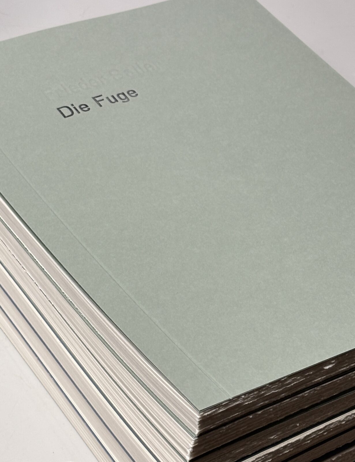 »Die Fuge«, gebundenes Buch
