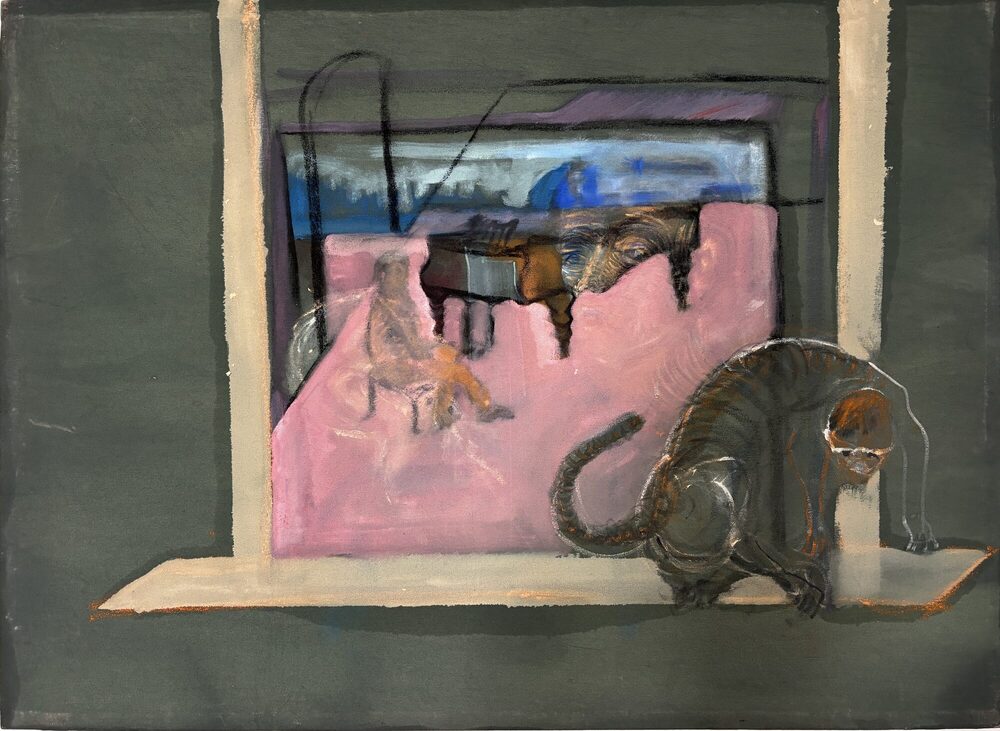 Flügel, 2025, Öl auf Leinwand, 92 × 67 cm