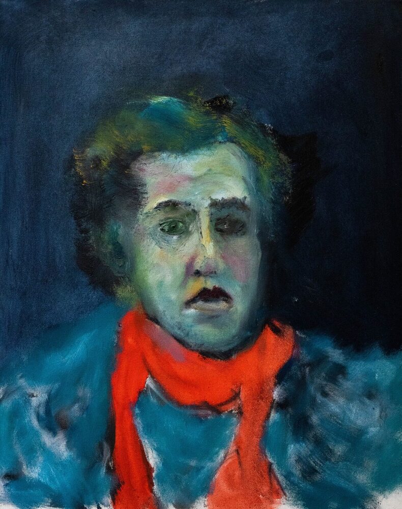 Herr Nagel, 2021, Öl auf Leinwand, 40 × 50 cm