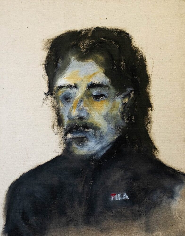 Monsieur Fila, 2021, Öl auf Leinwand, 40 × 50 cm
