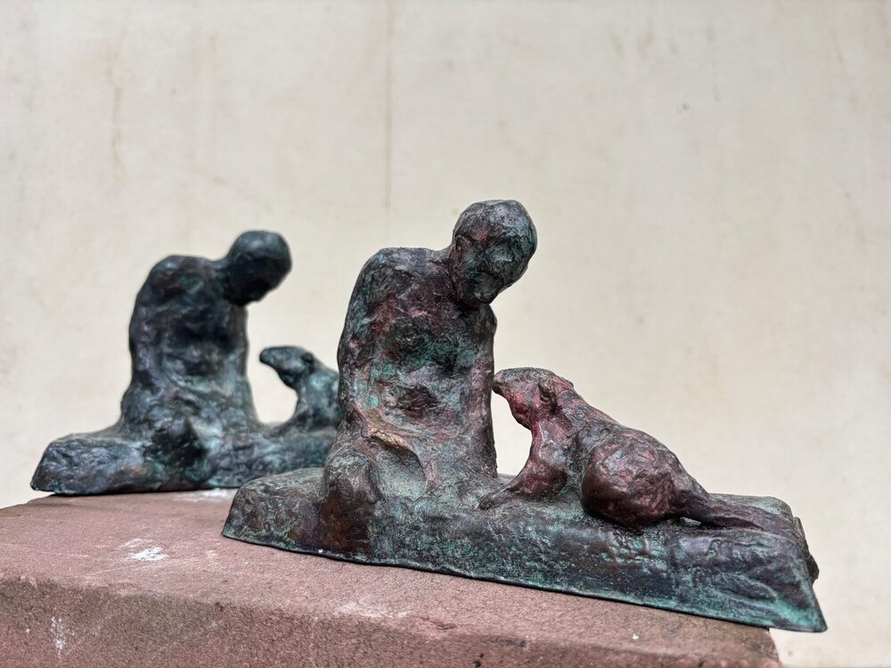 Rattenfänger, 2025, Bronze, 20 × 5 × 14 cm, Ansicht 2